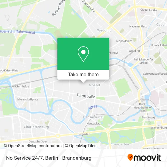 No Service 24/7 map