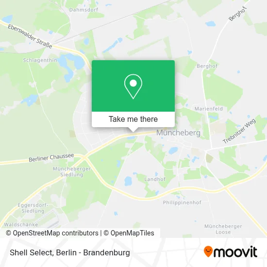 Shell Select map