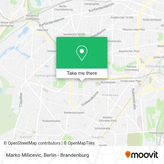 Marko Milicevic map