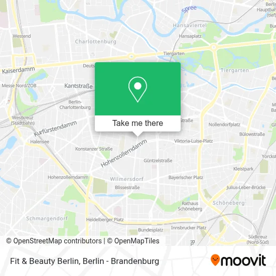 Fit & Beauty Berlin map