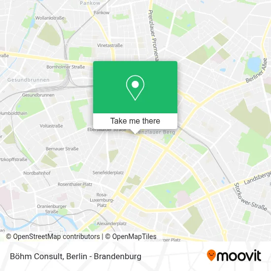 Böhm Consult map