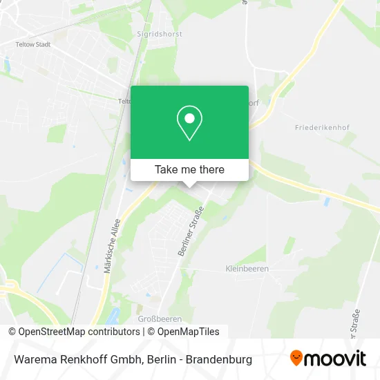 Warema Renkhoff Gmbh map