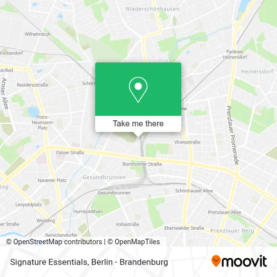 Signature Essentials map