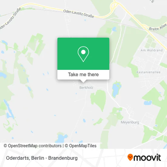 Oderdarts map