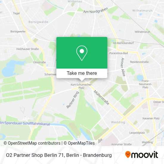 O2 Partner Shop Berlin 71 map