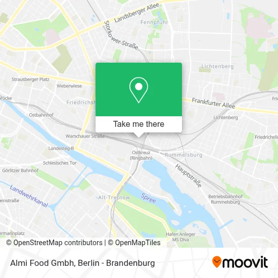 Almi Food Gmbh map