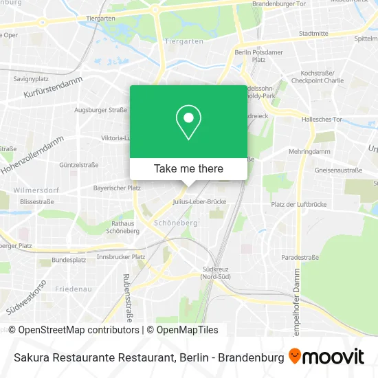 Sakura Restaurante Restaurant map
