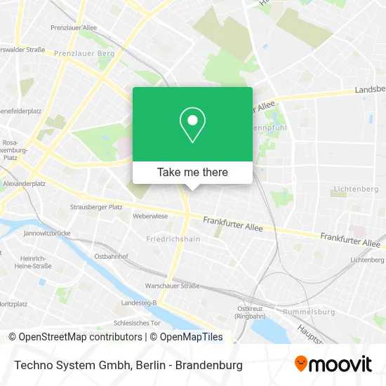 Techno System Gmbh map