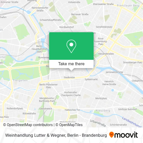 Weinhandlung Lutter & Wegner map
