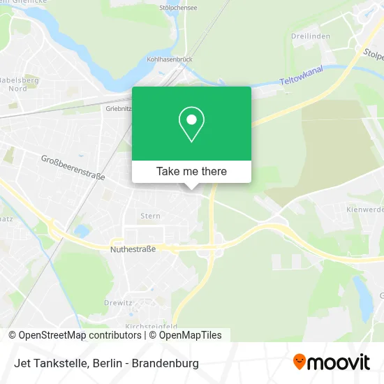 Jet Tankstelle map