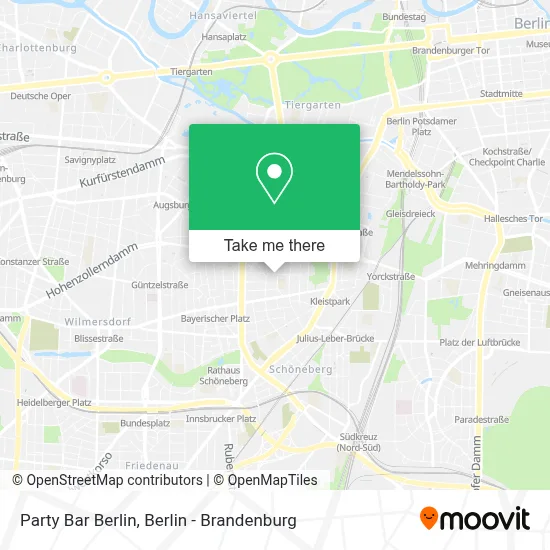 Party Bar Berlin map