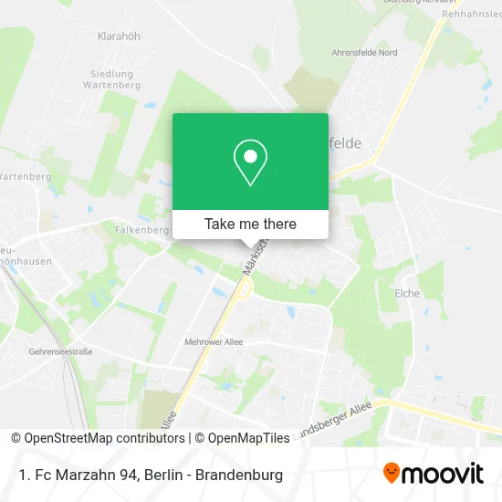 1. Fc Marzahn 94 map