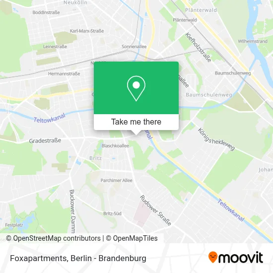 Foxapartments map