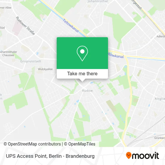 Ups Access Point map