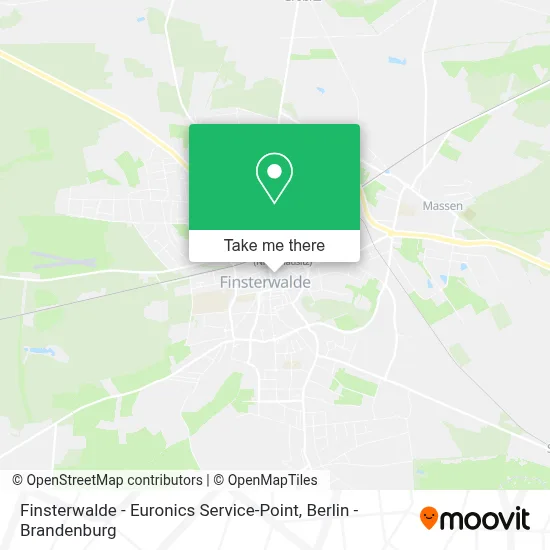 Finsterwalde - Euronics Service-Point map