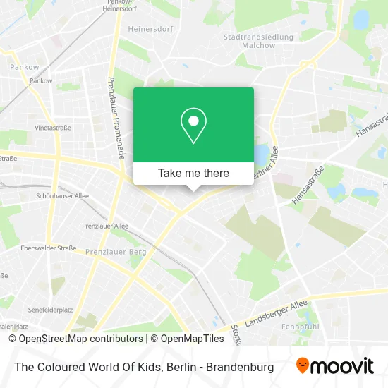 The Coloured World Of Kids map