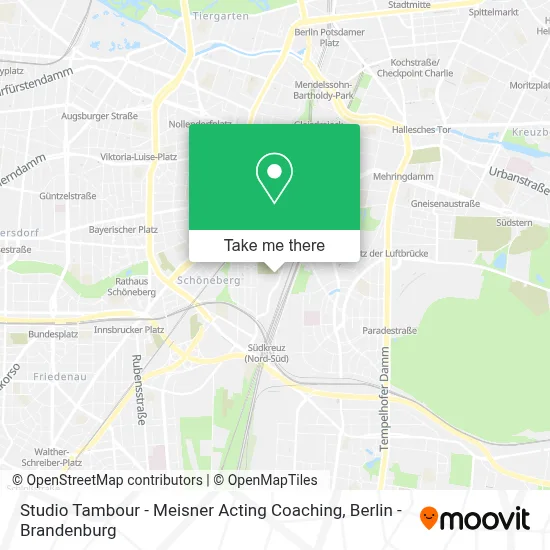 Studio Tambour - Meisner Acting Coaching map