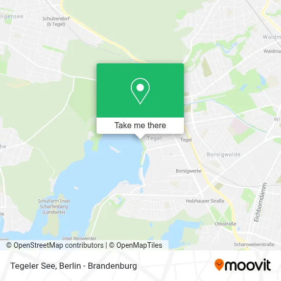 Tegeler See map