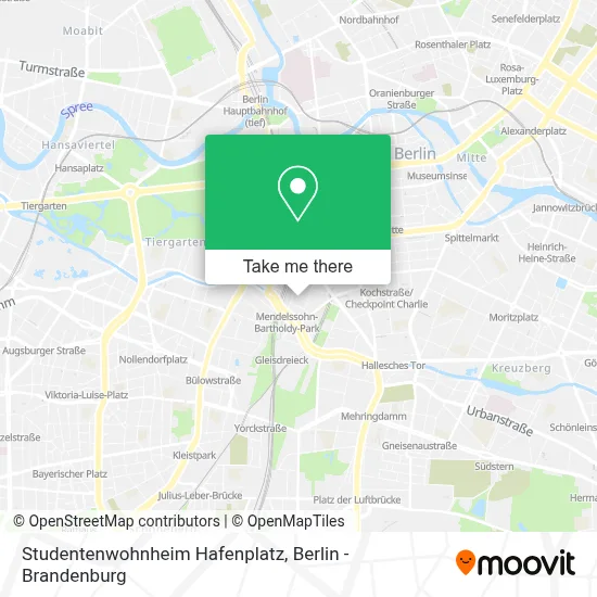 Studentenwohnheim Hafenplatz map