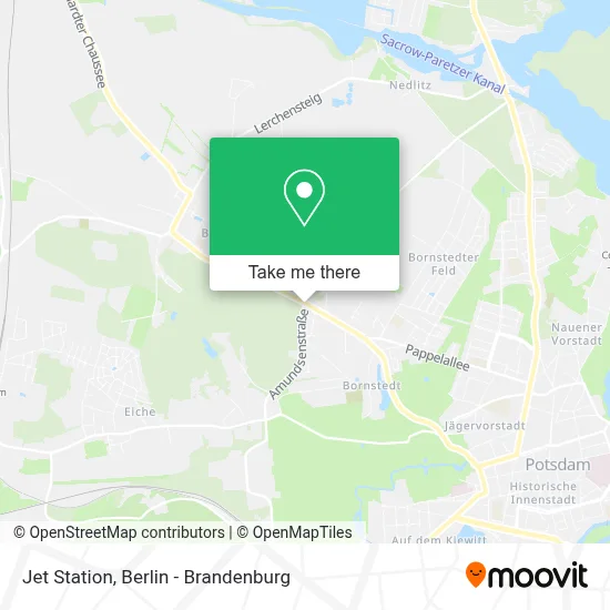 Jet Station map