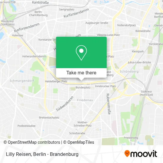 Lilly Reisen map