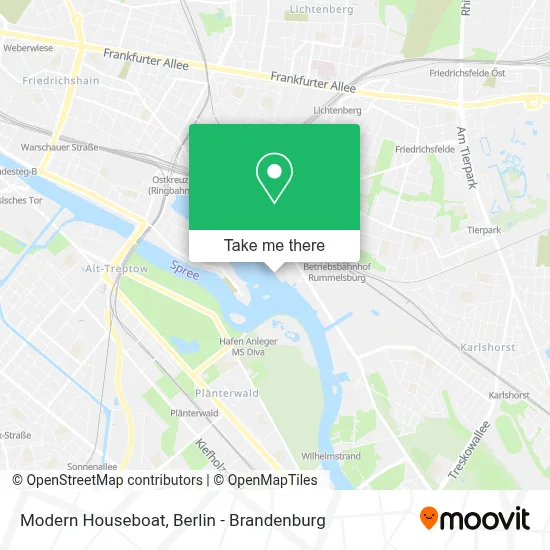 Modern Houseboat map