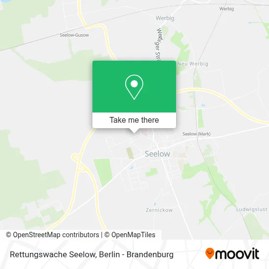 Rettungswache Seelow map