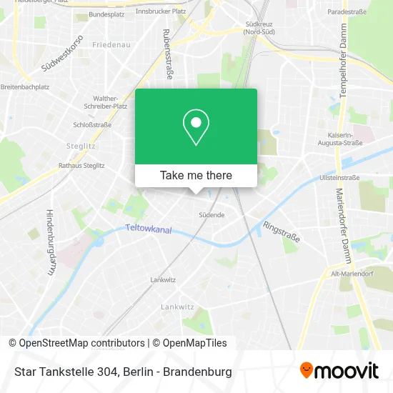 Star Tankstelle 304 map