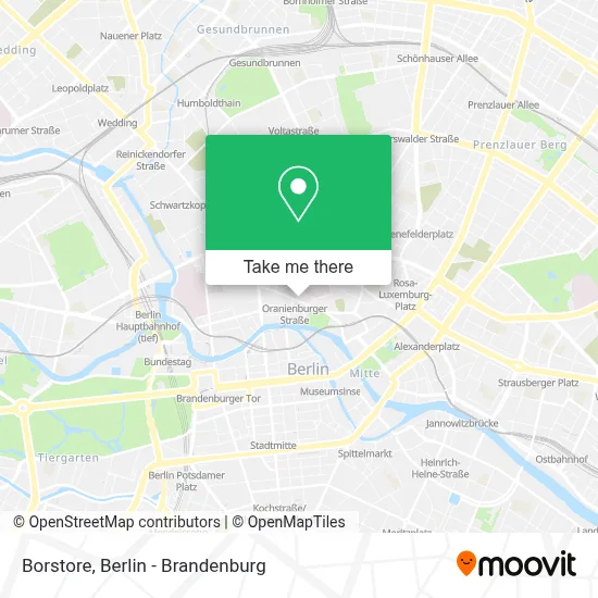 Borstore map