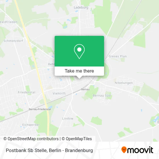 Postbank Sb Stelle map