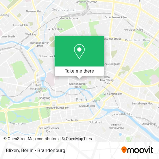 Blixen map