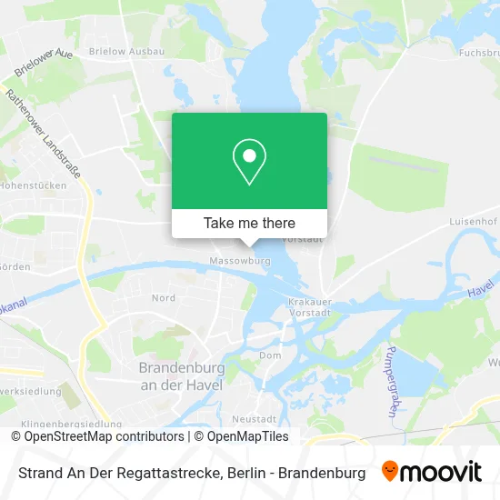 Strand An Der Regattastrecke map