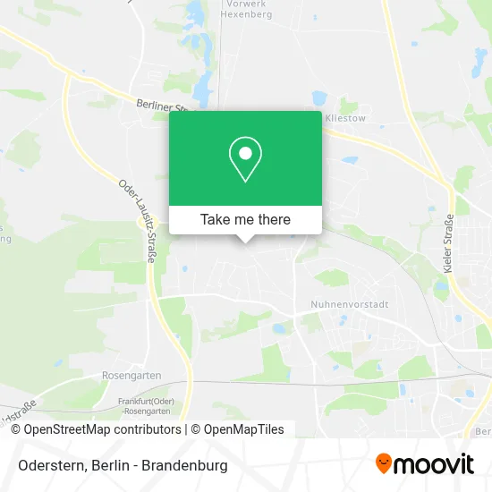 Oderstern map