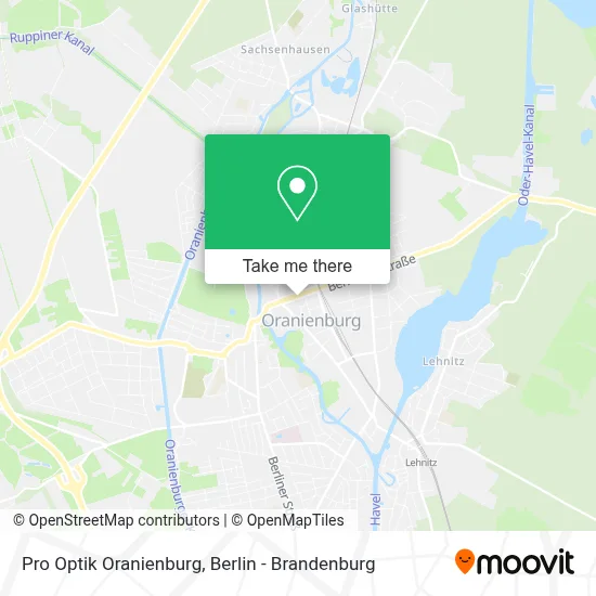 Pro Optik Oranienburg map