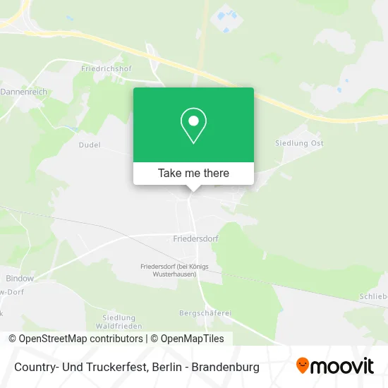Country- Und Truckerfest map