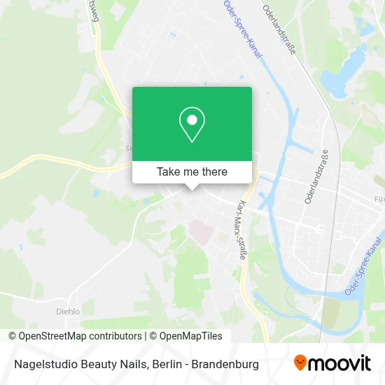 Nagelstudio Beauty Nails map