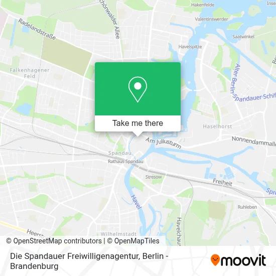 Die Spandauer Freiwilligenagentur map