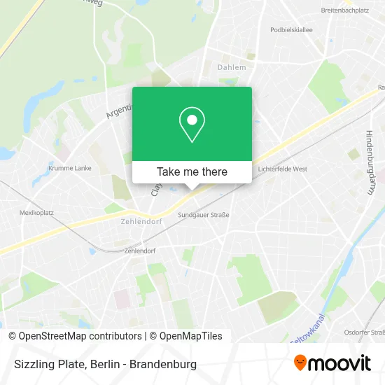 Sizzling Plate map