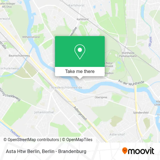 Asta Htw Berlin map