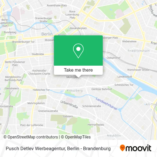 Pusch Detlev Werbeagentur map