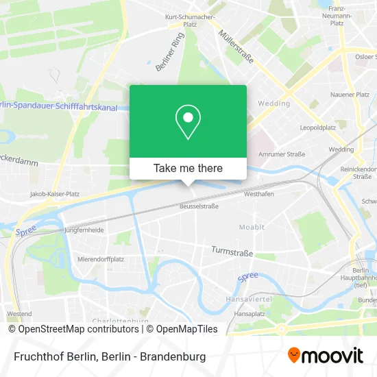 Fruchthof Berlin map