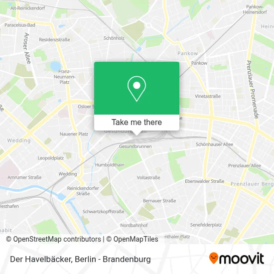 Der Havelbäcker map