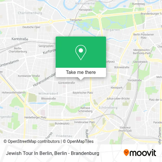 Jewish Tour In Berlin map