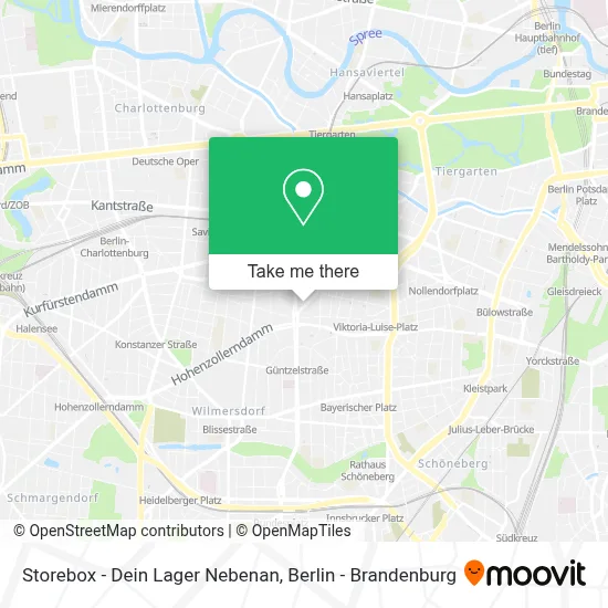 Storebox - Dein Lager Nebenan map