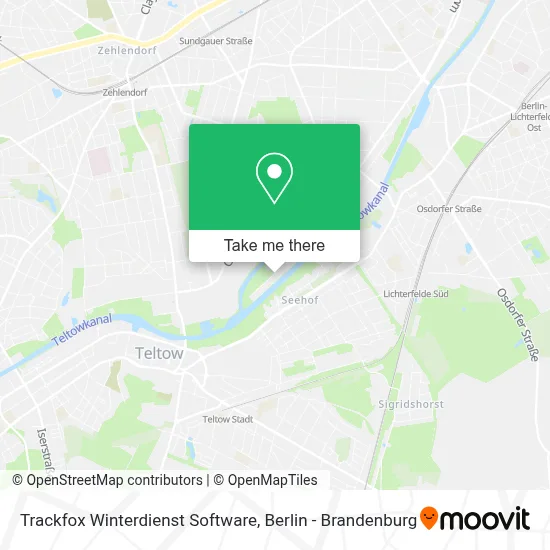 Trackfox Winterdienst Software map