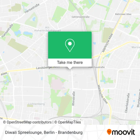 Diwali Spreelounge map