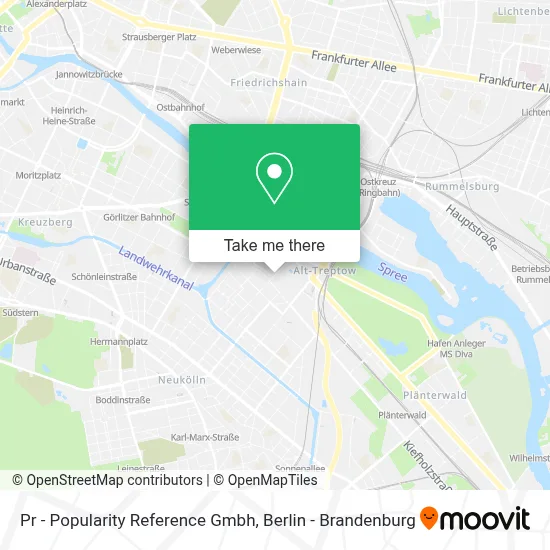 Pr - Popularity Reference Gmbh map
