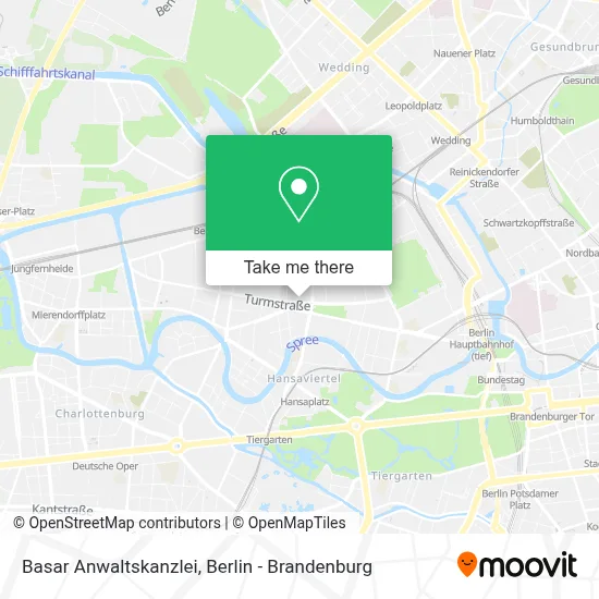 Basar Anwaltskanzlei map