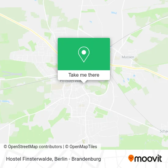Hostel Finsterwalde map