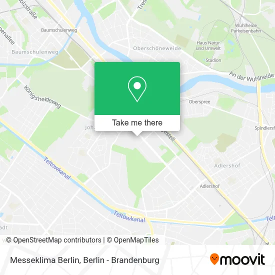 Messeklima Berlin map
